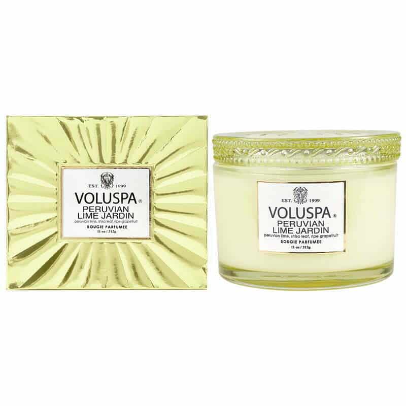 Voluspa žvakė stikle Peruvian Lime Jardin Boxed, 4 nuotrauka