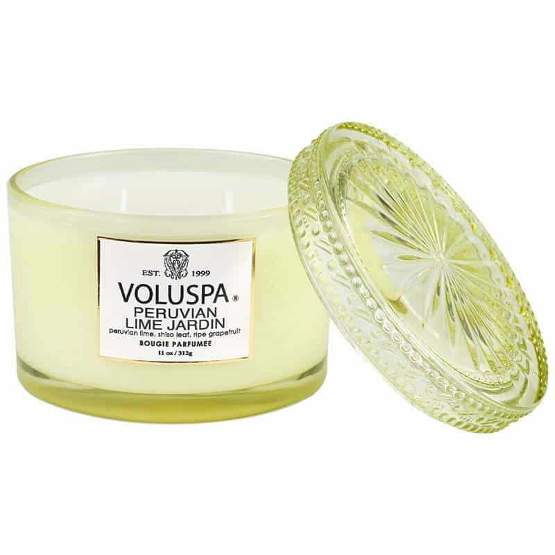 Voluspa žvakė stikle Peruvian Lime Jardin Boxed, 3 nuotrauka