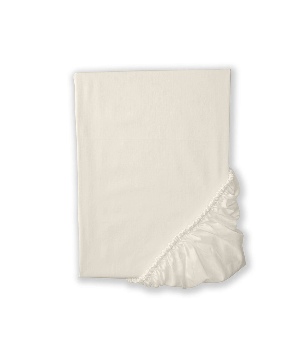 Satino paklodė su guma Solid Antique White (sendinta balta)