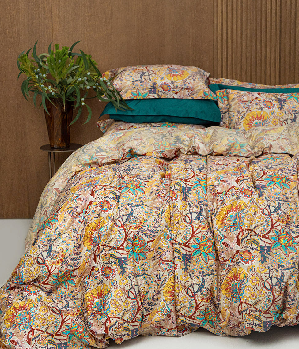 Satino patalynės komplektas Boho & Boho Back (marga), 8 nuotrauka