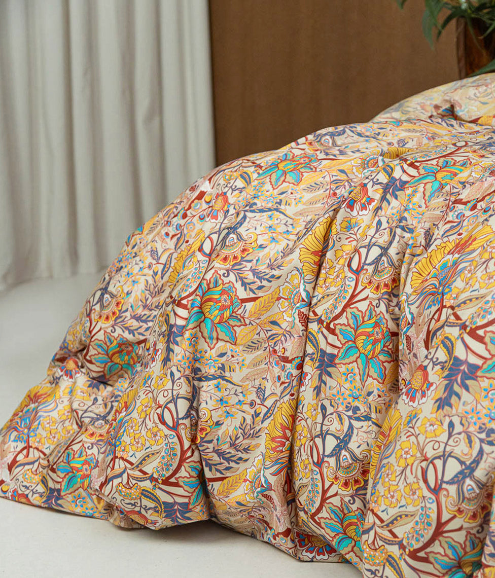 Satino patalynės komplektas Boho & Boho Back (marga), 3 nuotrauka