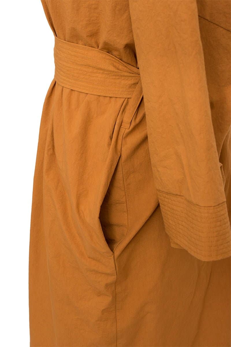 Perkelio chalatas Kimono Casual Ochra (ochros), 4 nuotrauka