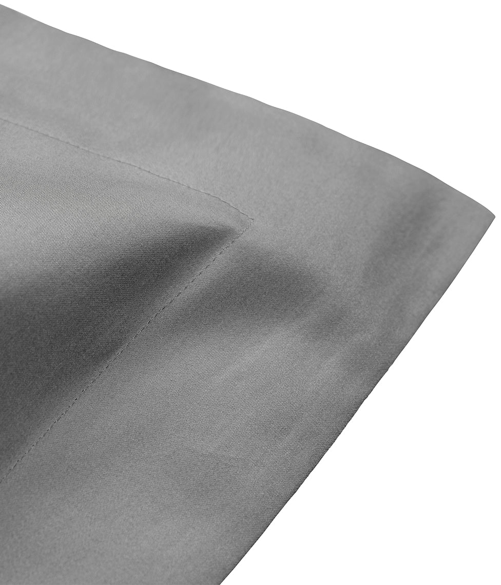 Satino patalynės komplektas Solid Dark Grey