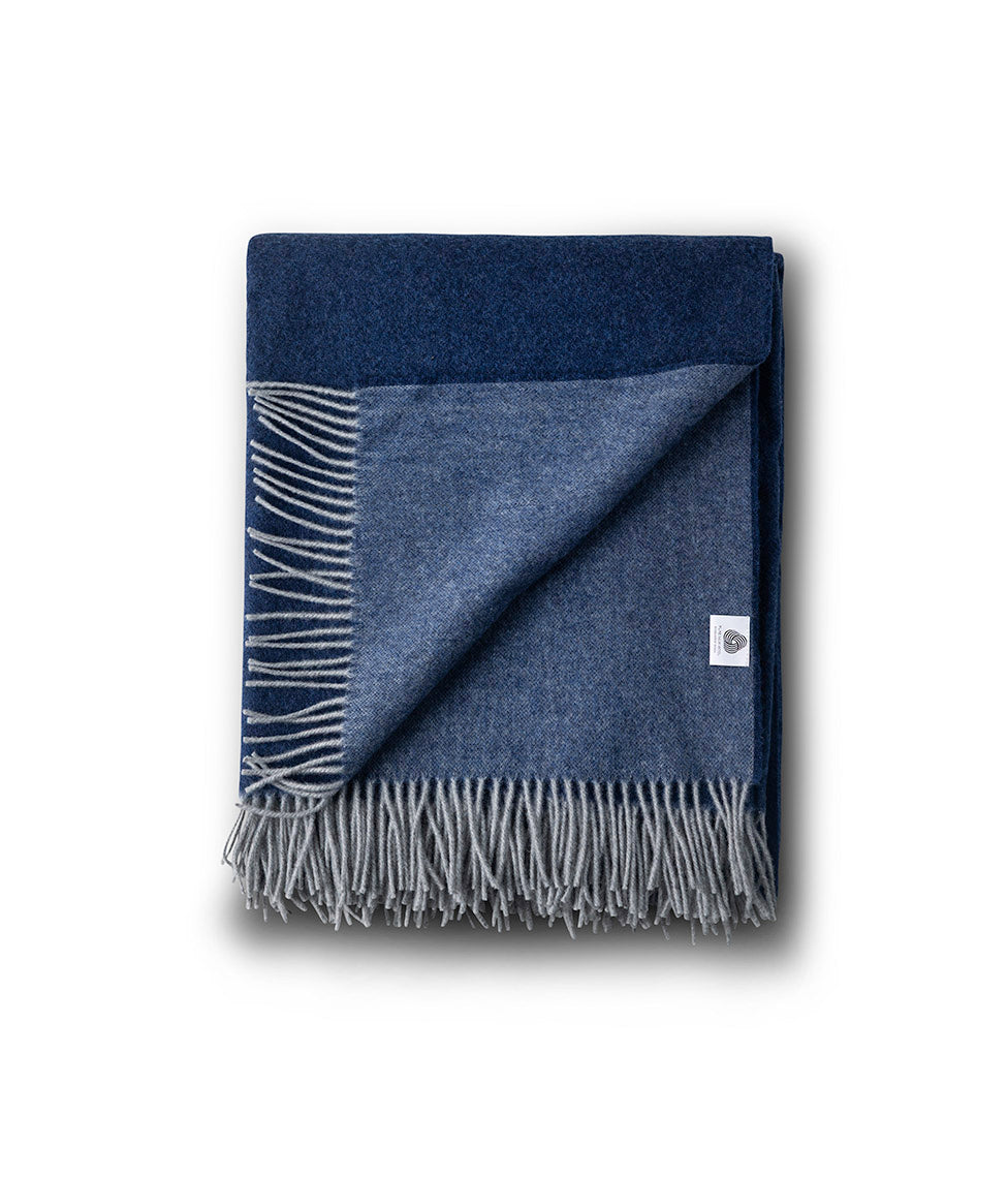 Pledas KASHWOOL Dark Blue 130x180cm (tamsiai mėlyna), 2 nuotrauka