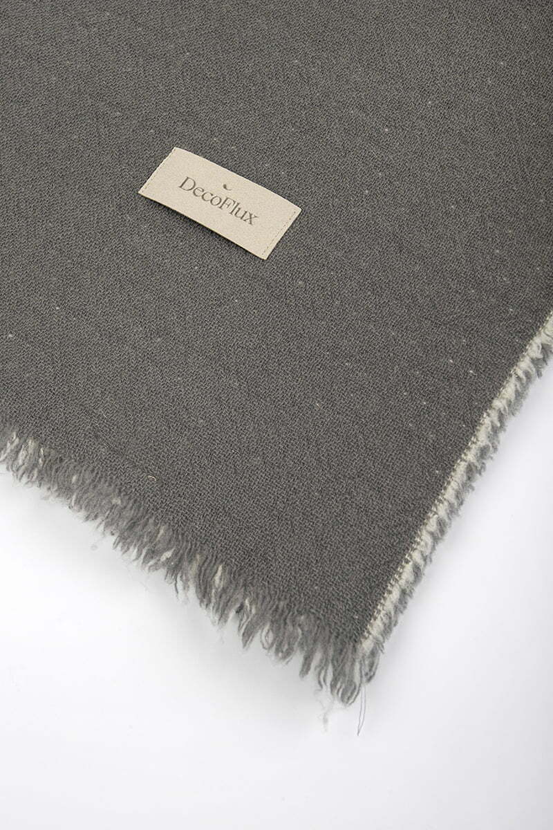 Soft Wool Merino vilnos pledas Slate, 4 nuotrauka