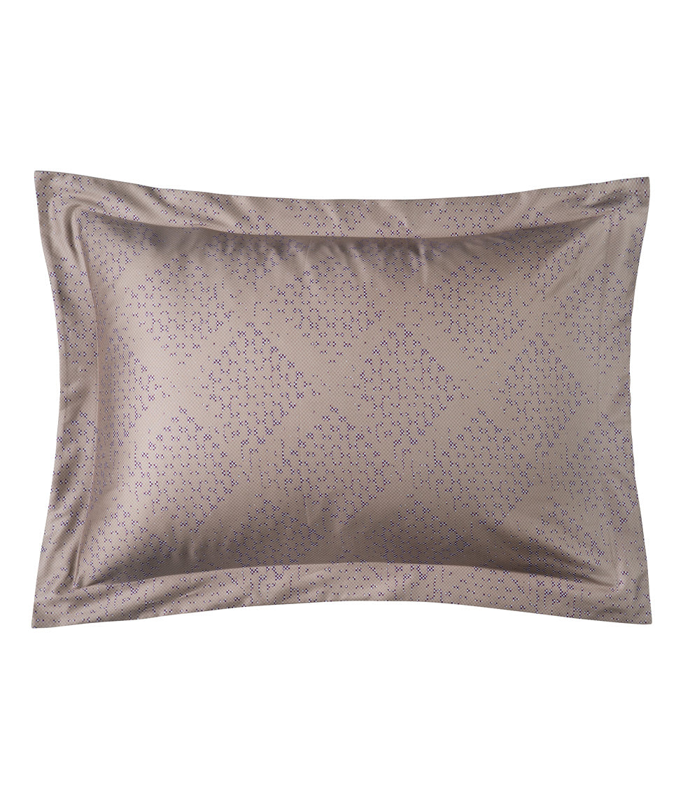 Satino pagalvės užvalkalas Mesh Beige/Mesh Back Beige (marga)