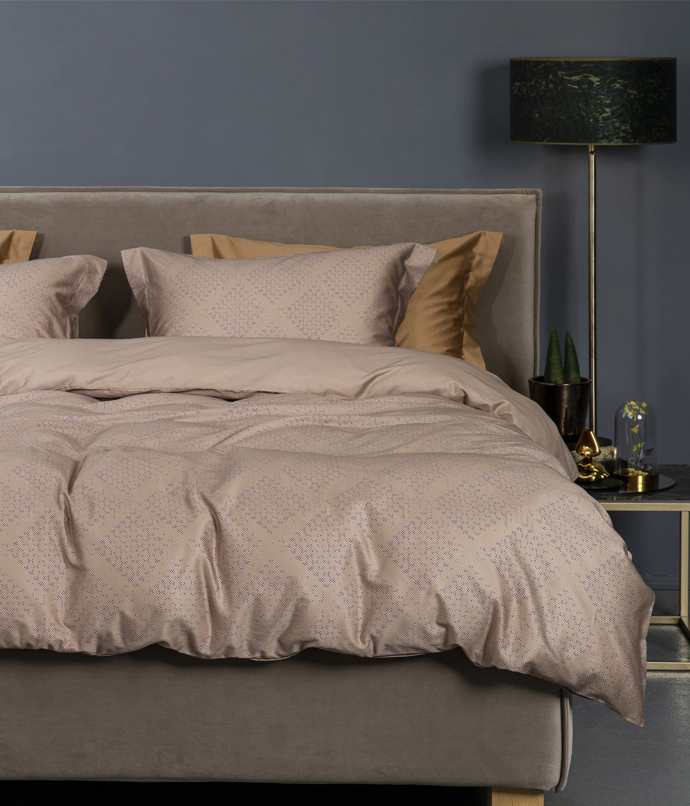 Patalynės komplektas Mesh Beige/Mesh Back Beige (kreminė), 2 nuotrauka
