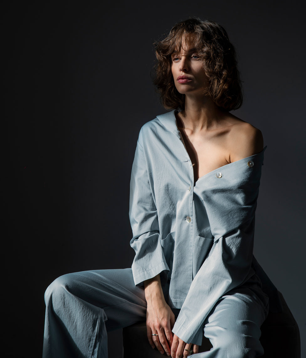 Pižama: marškiniai + kelnės Dream Touch Grey (pilka)