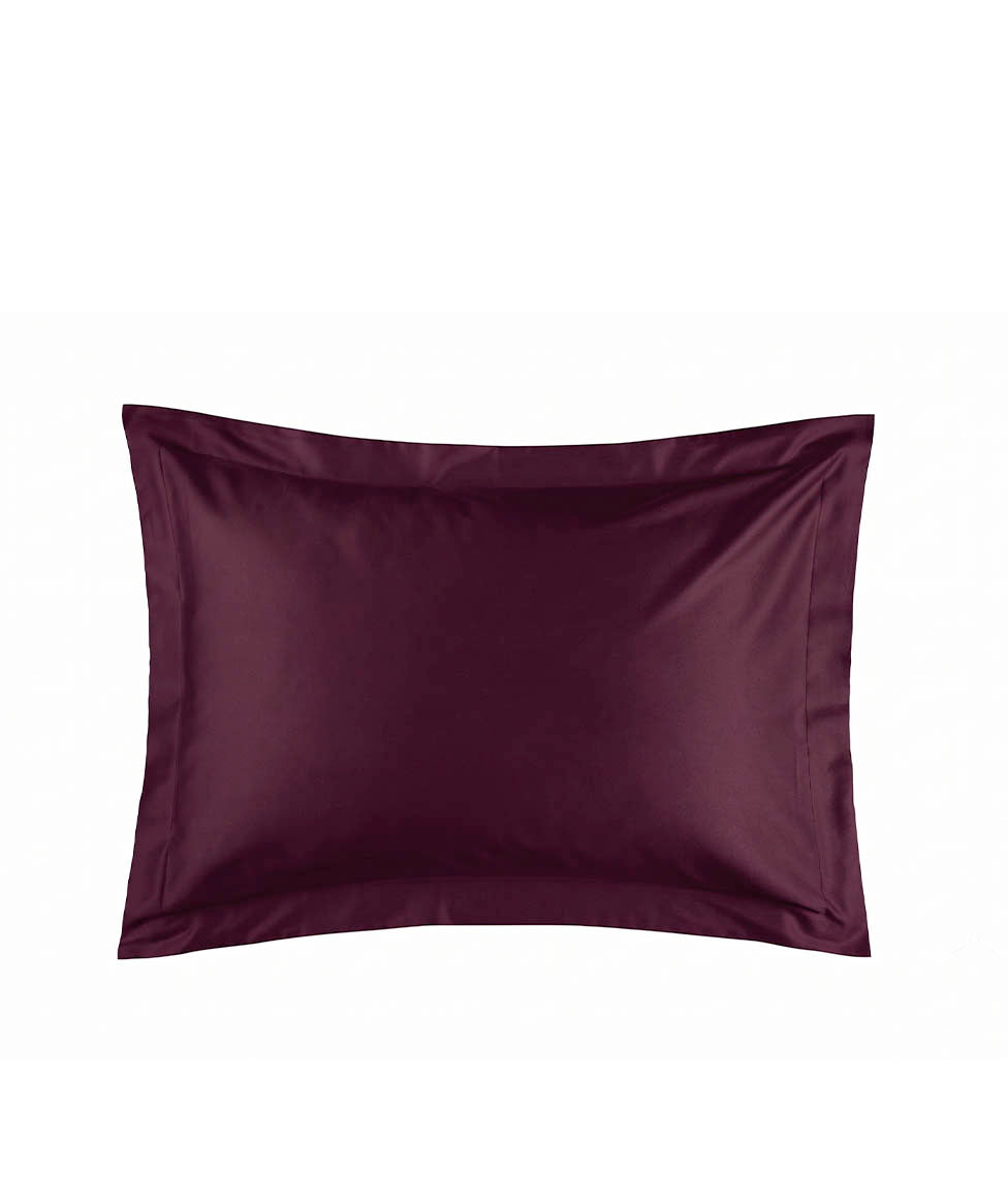 Satino pagalvės užvalkalas Oxford Solid Elderberry