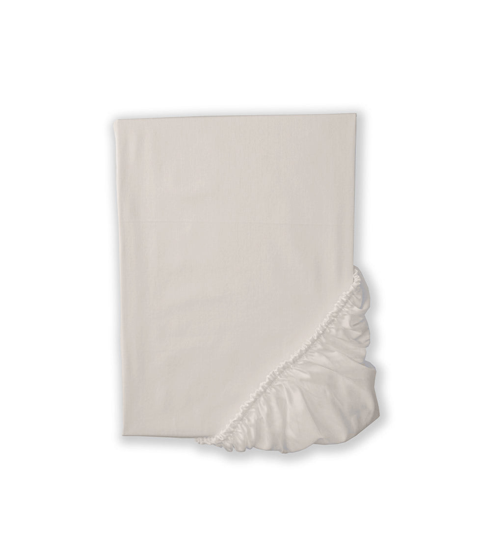 Satino paklodė su guma Solid Ivory (dramblio kaulo)