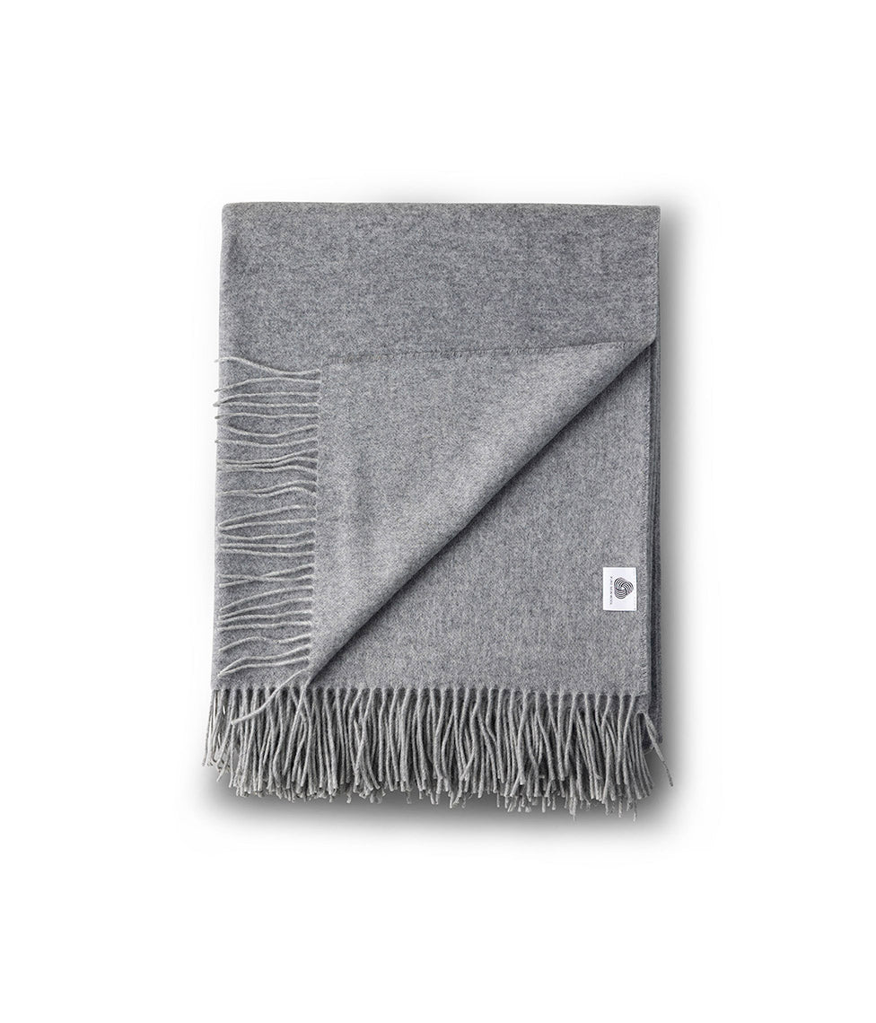 Pledas KASHWOOL Light Grey 130x180cm (pilka), 2 nuotrauka
