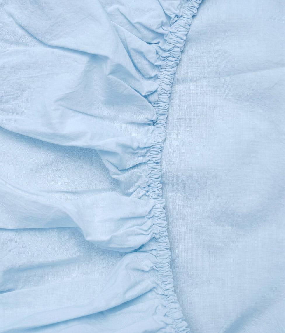 Perkelio paklodė su guma Light Blue (melsva)