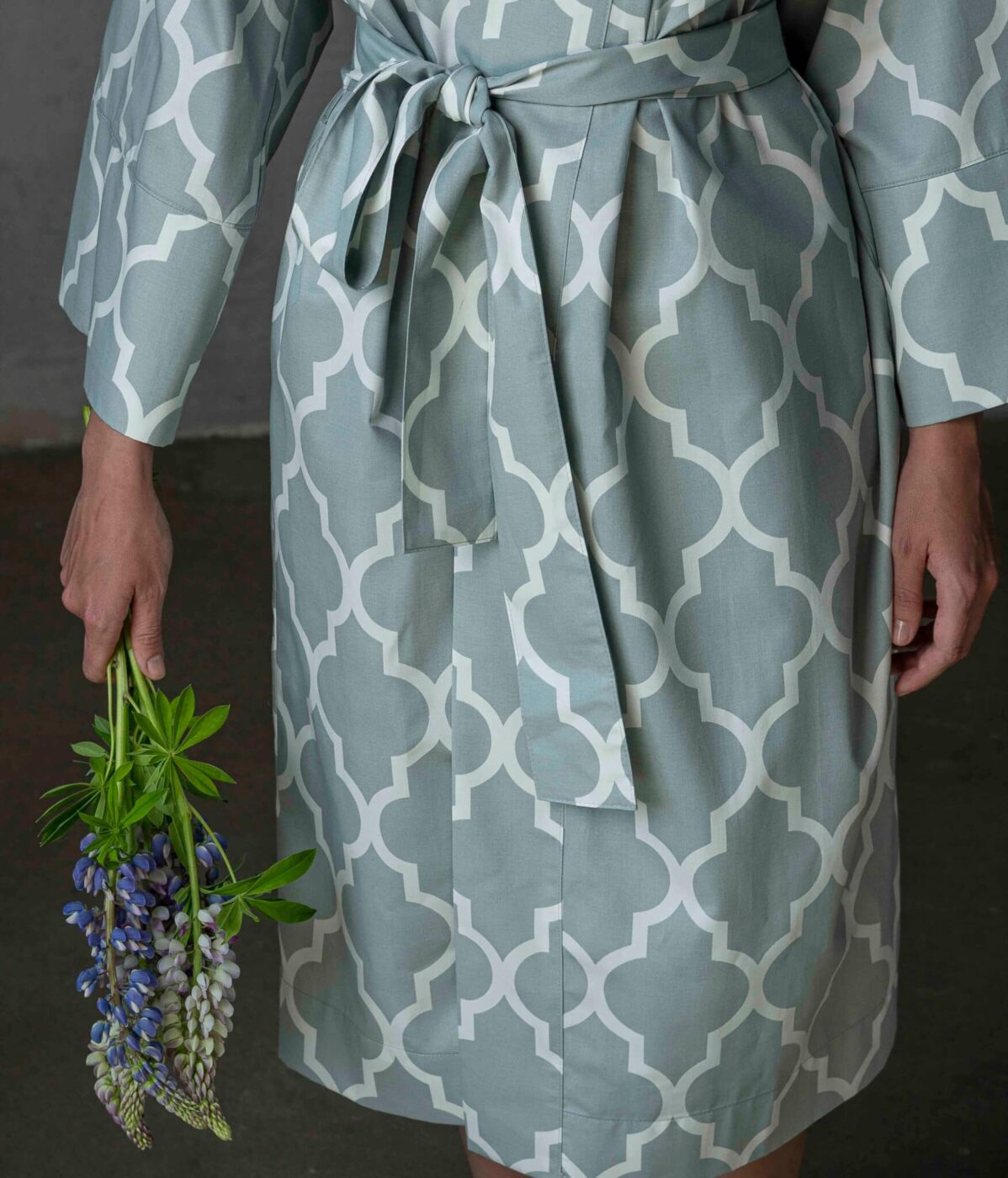 Chalatas kimono Morocco (marga), 3 nuotrauka