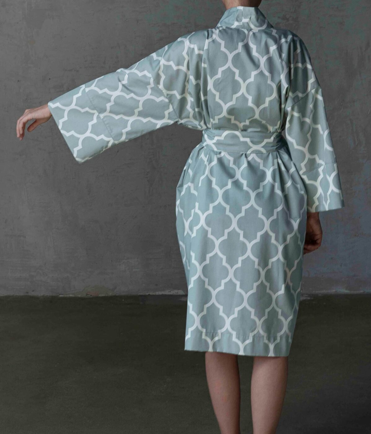 Chalatas kimono Morocco (marga), 4 nuotrauka