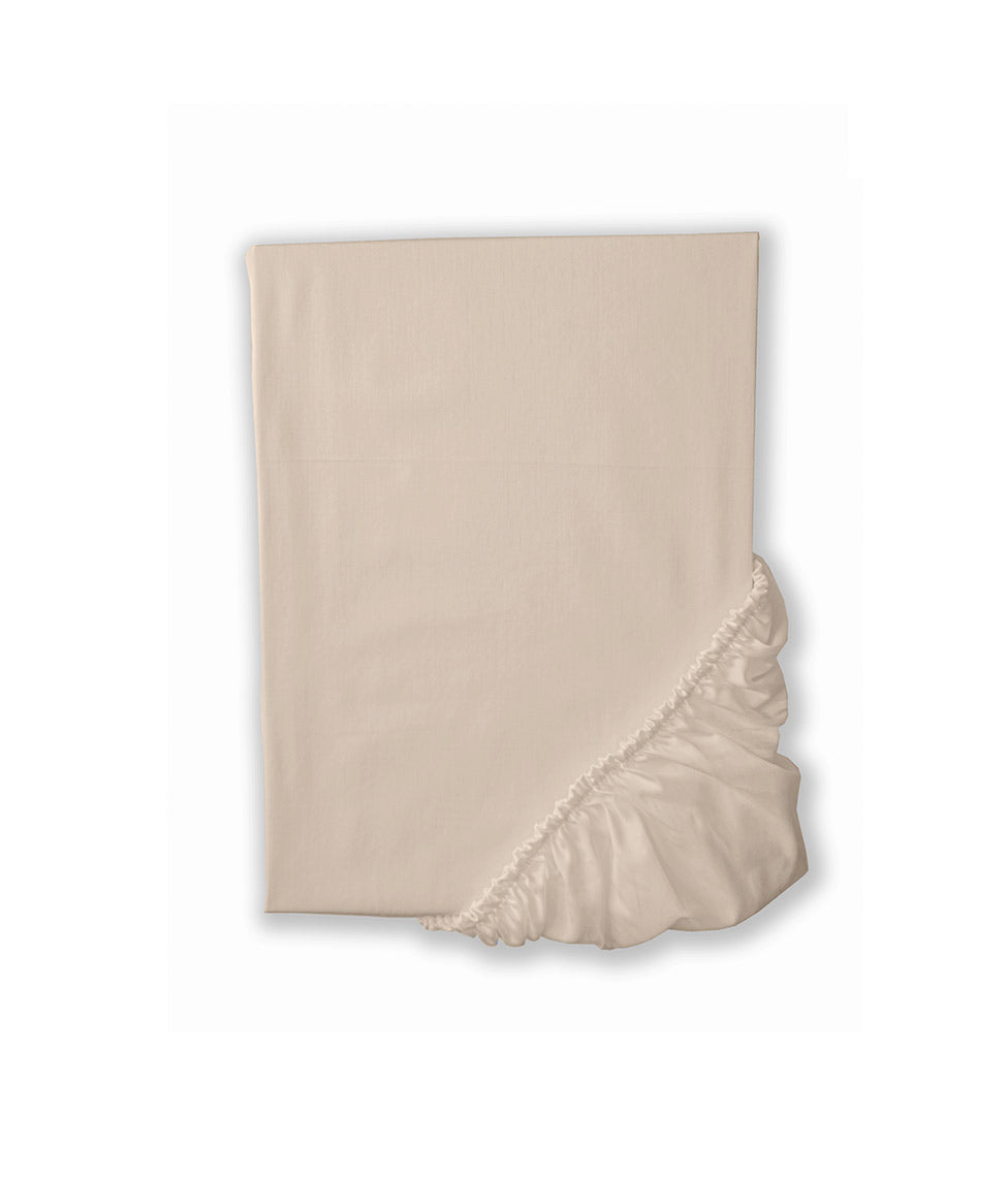 Satino paklodė su guma Solid Nude Rose (rausva)