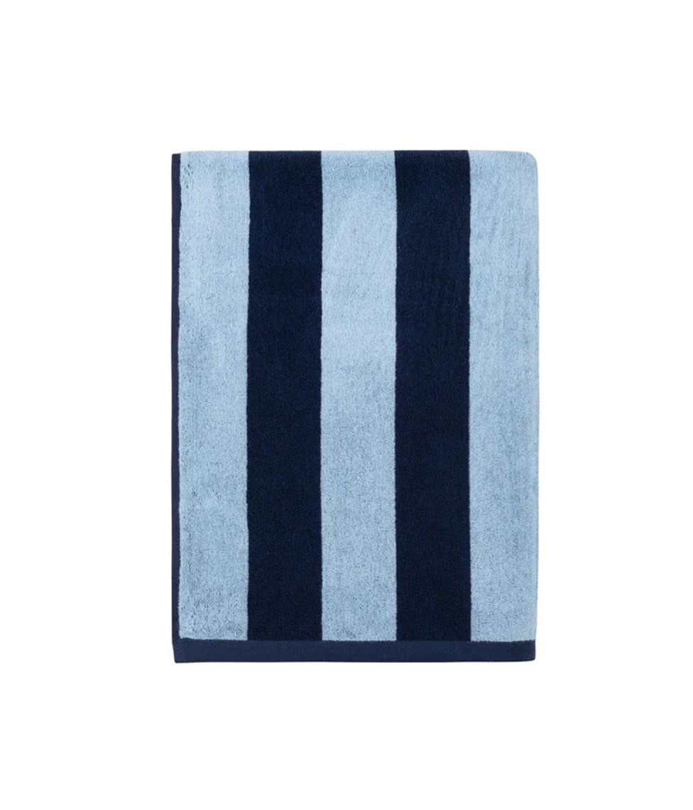 Medvilninis dvipusis paplūdimio rankšluostis Ocean Mood Navy Blue 100x180cm (tamsiai mėlyna), 4 nuotrauka