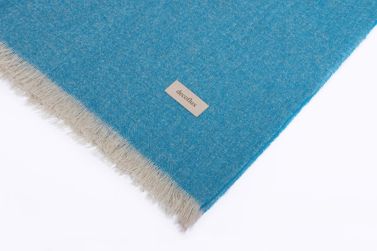 Merino vilnos pledas Air Aquamarine, 7 nuotrauka
