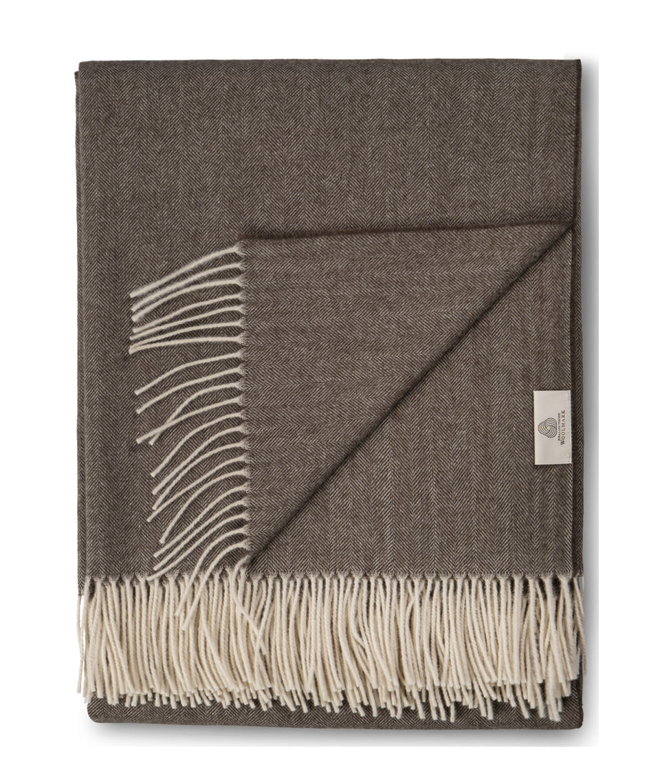 Pledas KASHWOOL Light Brown 130x180cm, 2 nuotrauka