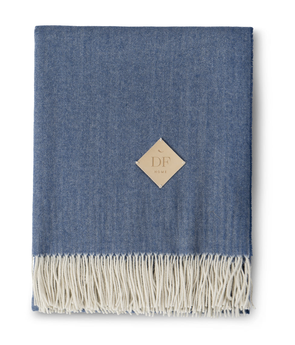 Pledas KASHWOOL Ocean Blue 130x180cm, 2 nuotrauka
