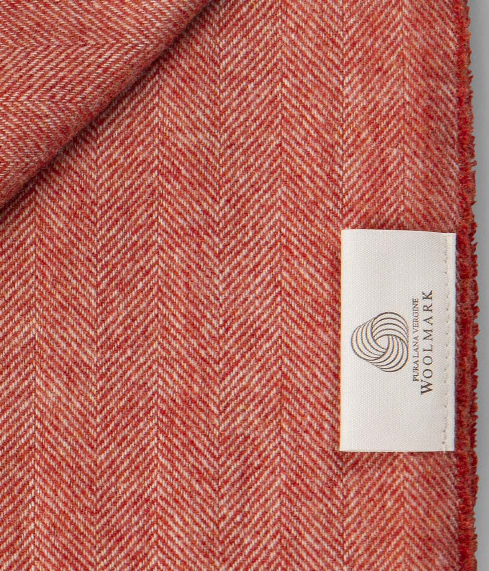Pledas KASHWOOL Red Glow 130x180cm, 4 nuotrauka
