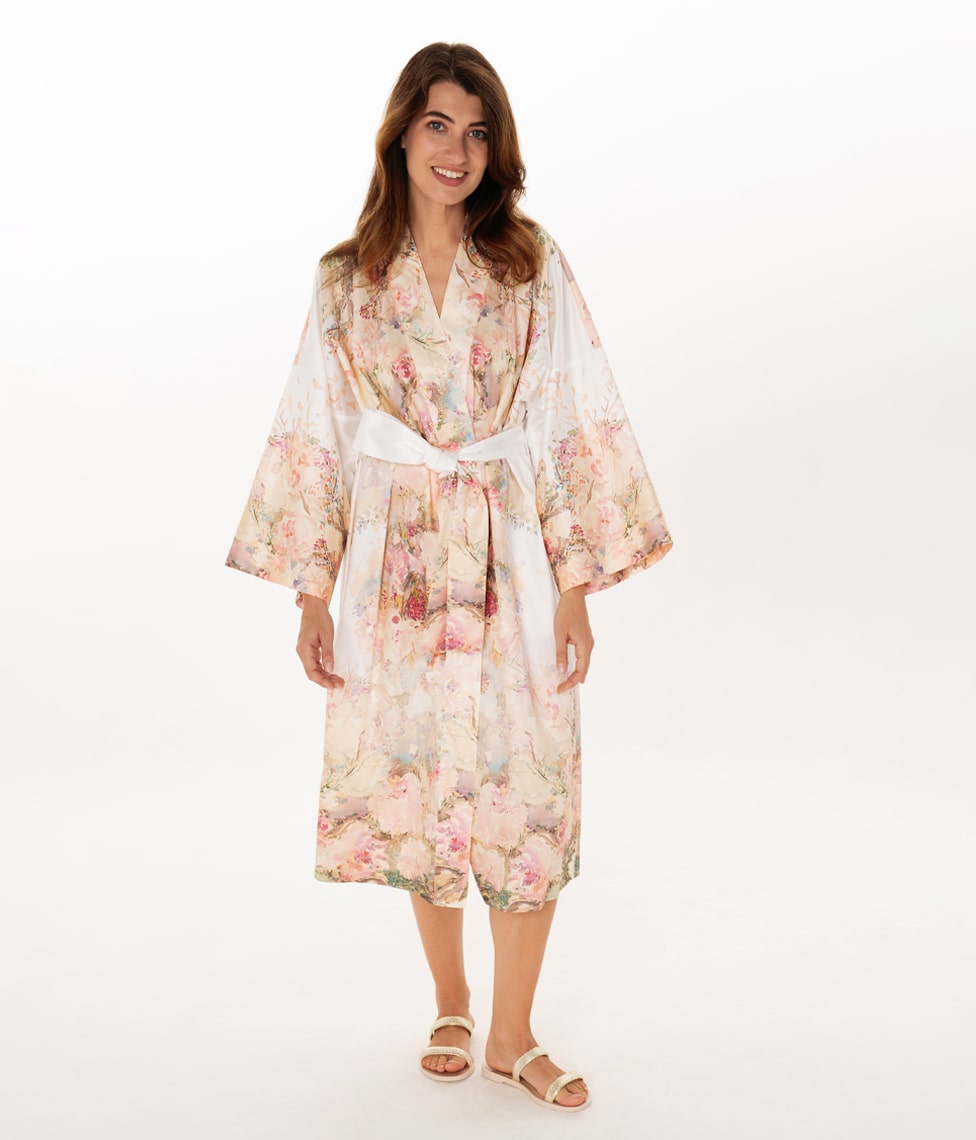 Chalatas kimono Nostalgia by Kmieliauskaitė (marga), 7 nuotrauka