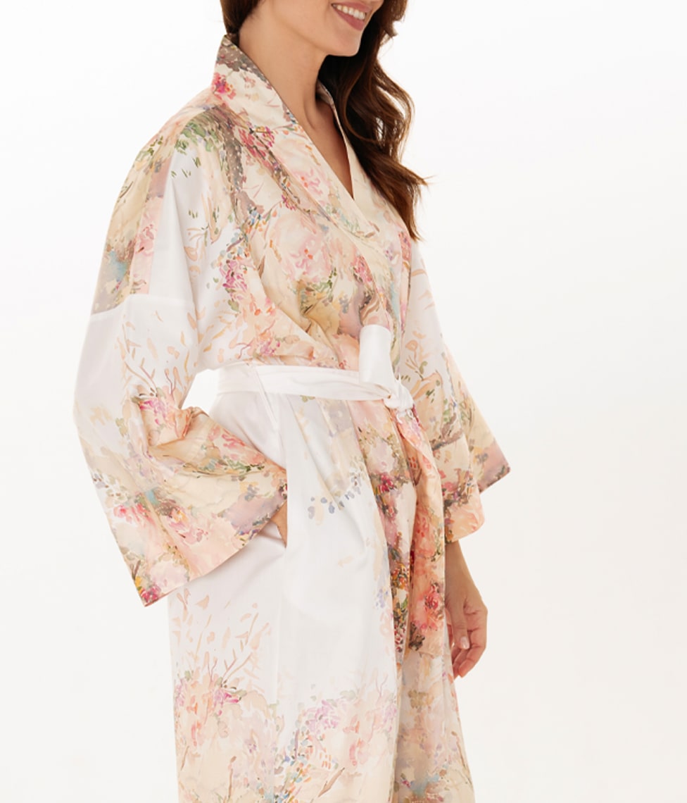Chalatas kimono Nostalgia by Kmieliauskaitė (marga)