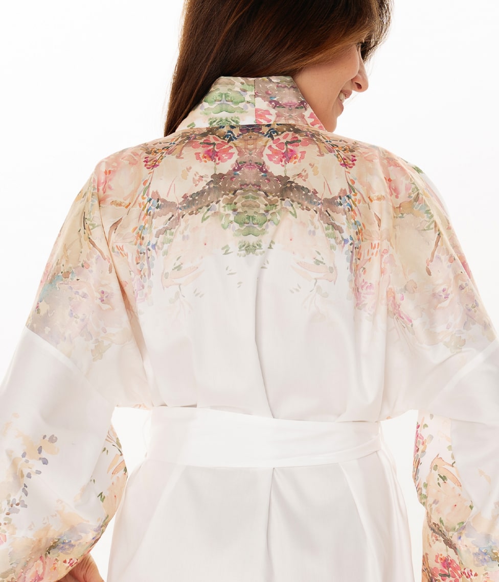 Chalatas kimono Nostalgia by Kmieliauskaitė (marga), 4 nuotrauka