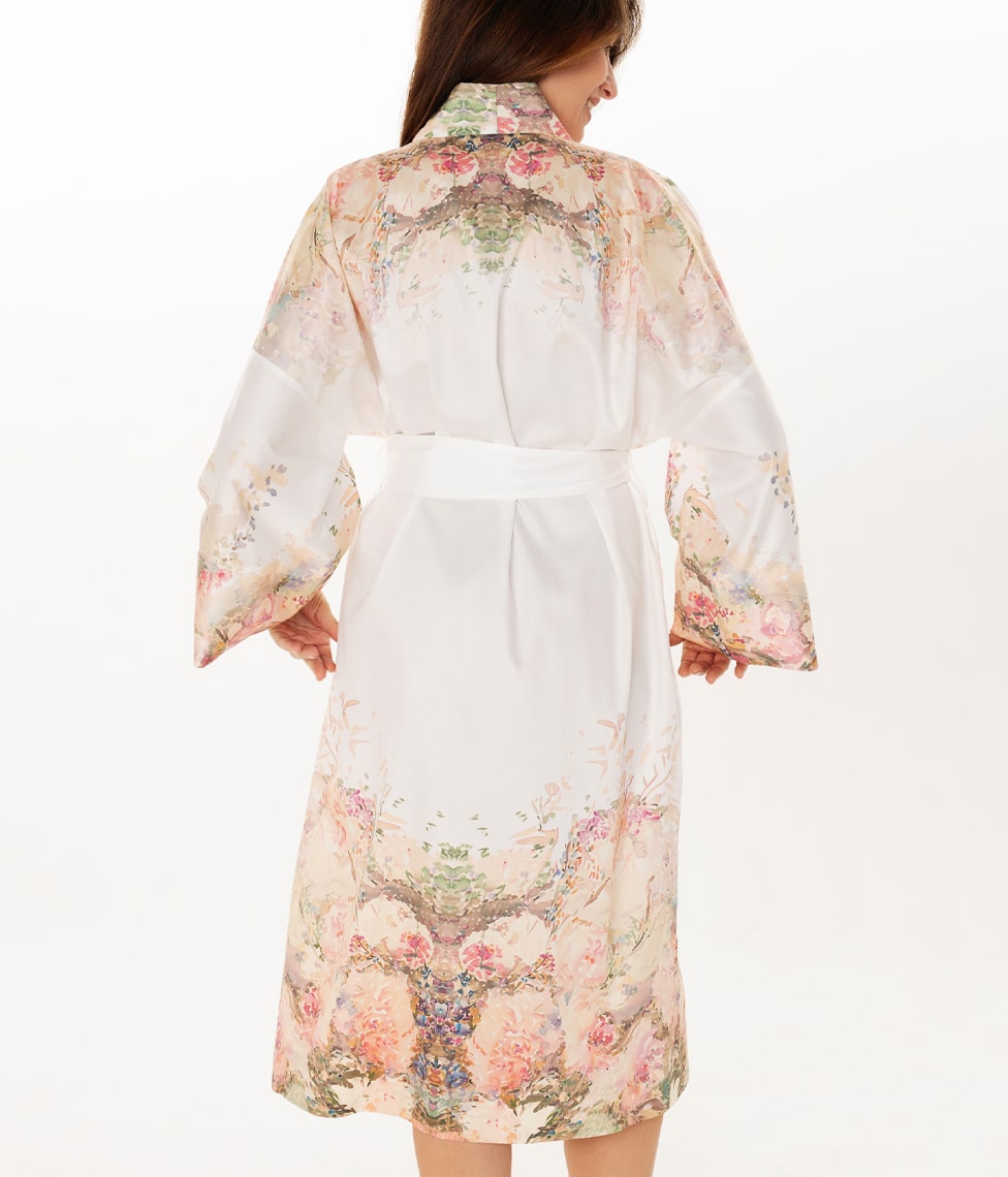 Chalatas kimono Nostalgia by Kmieliauskaitė (marga), 3 nuotrauka