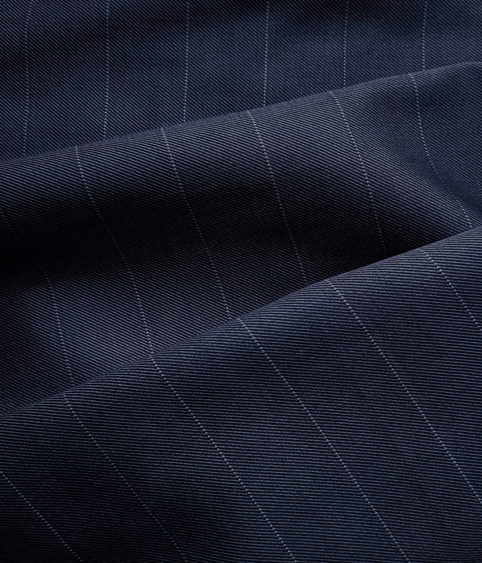 Satino patalynės komplektas Stripe In Line Indigo