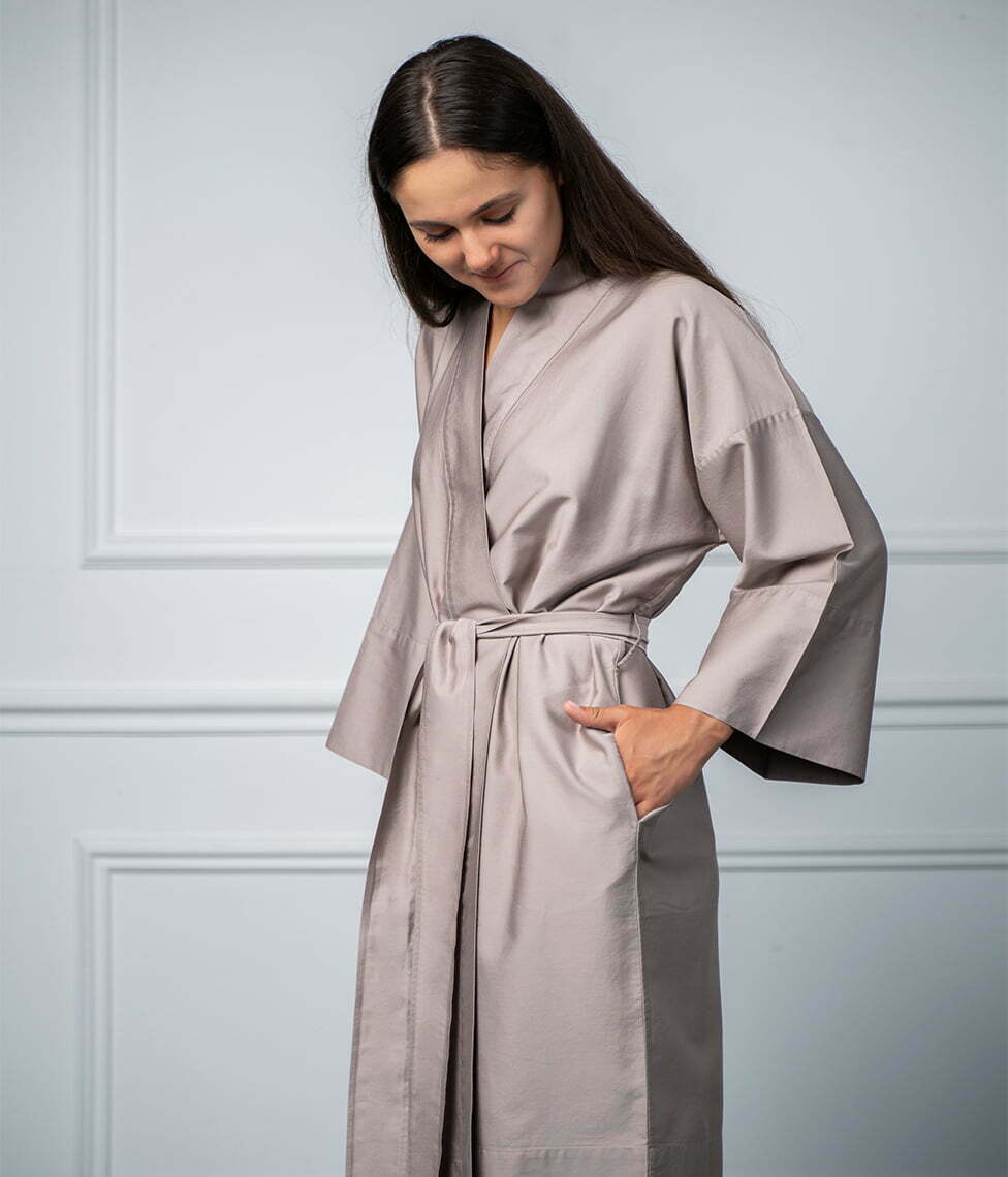 Chalatas Kimono Dream Touch Grey Cliff (uolų pilka)