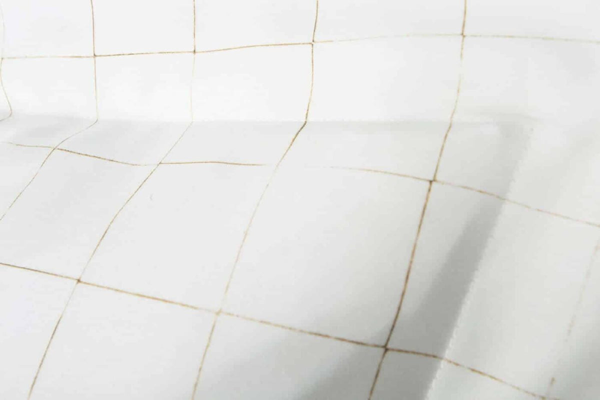 Satino patalynės komplektas Chess IQ Ochre/White (balta), 4 nuotrauka