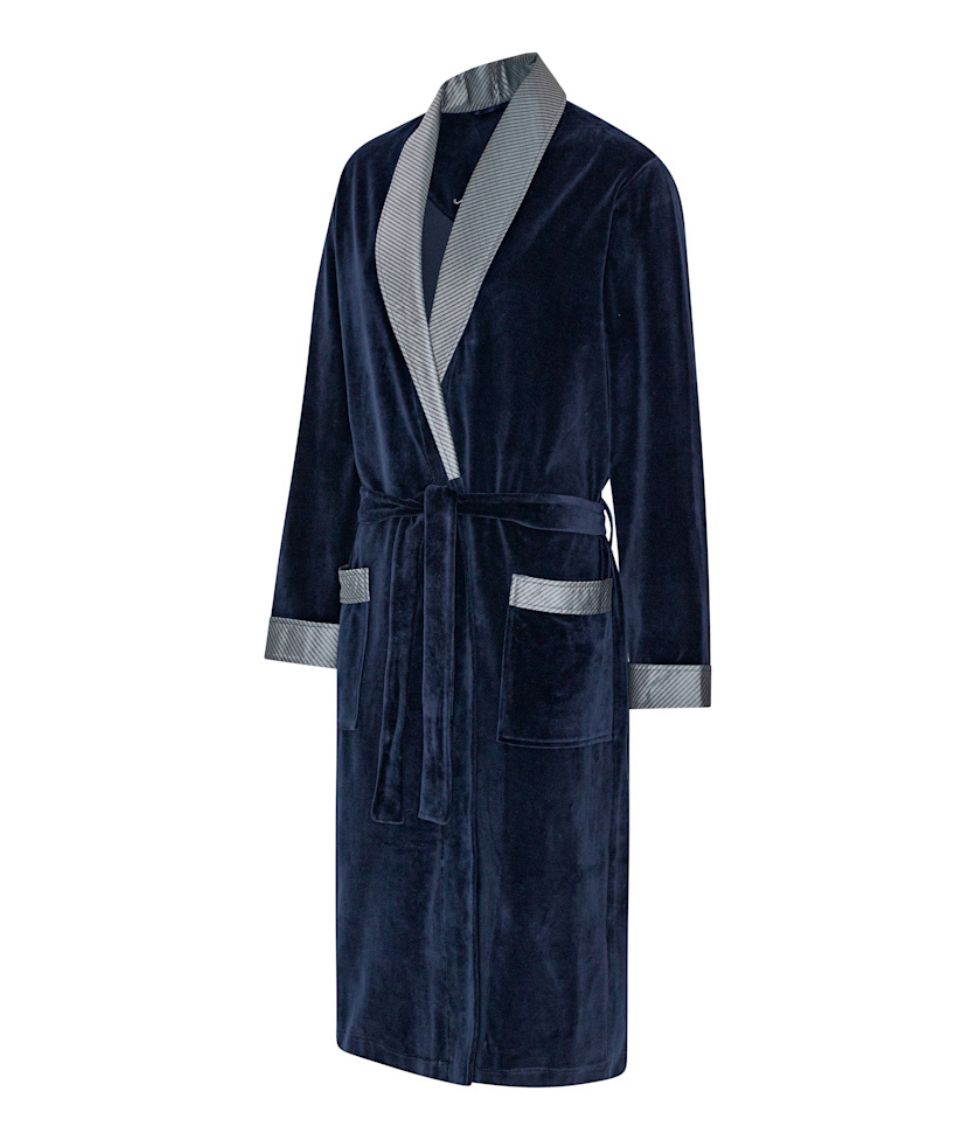 Chalatas Ambassador Dark Blue (mėlyna), 2 nuotrauka