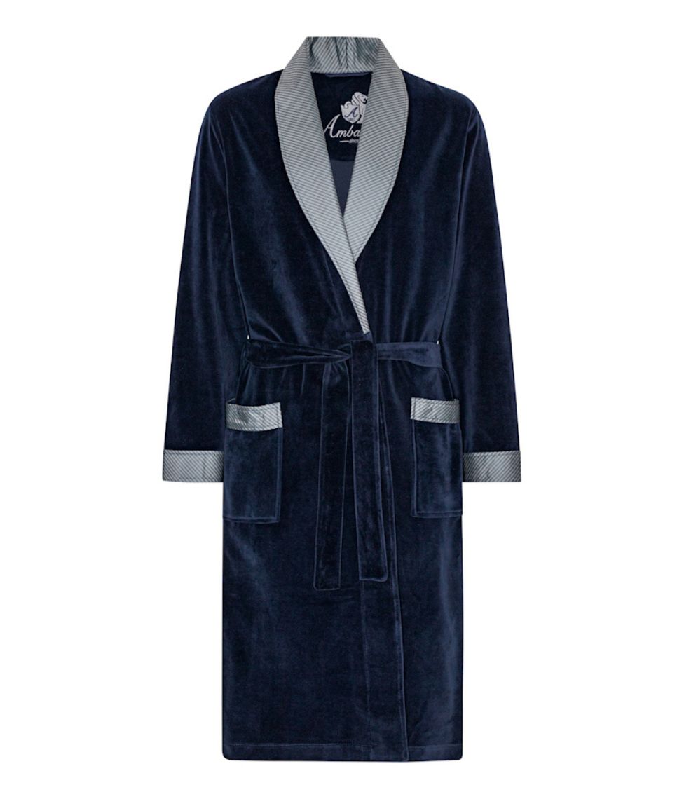 Chalatas Ambassador Dark Blue (mėlyna)