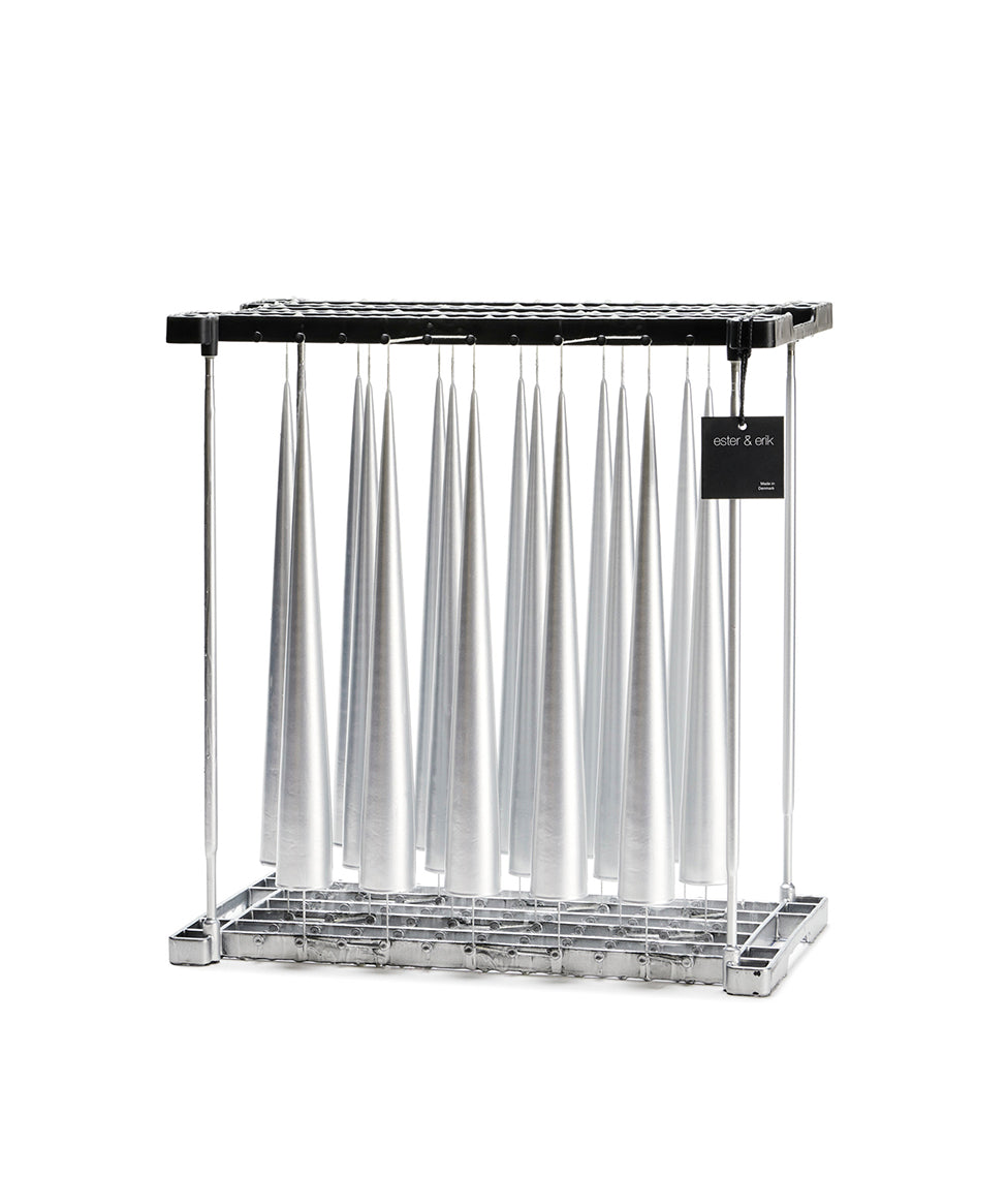 Žvakė Ester & Erik Pyramid Silver Metallic