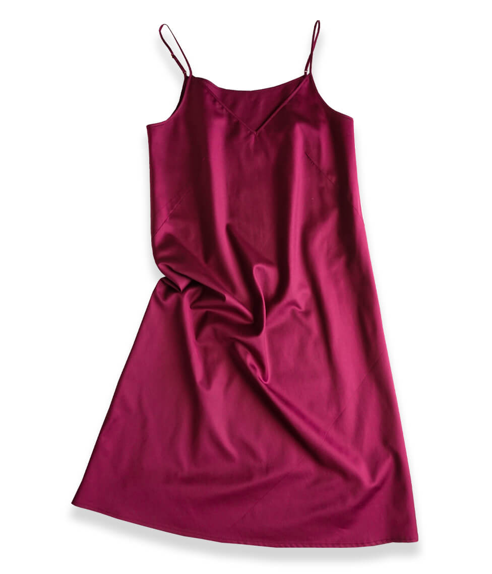 Pižama (naktiniai) Solid Burgundy (burgundiška), 3 nuotrauka