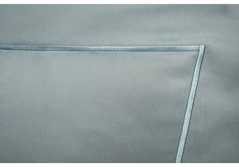 Satino pagalvės užvalkalas Solid Grey (pilka), 6 nuotrauka