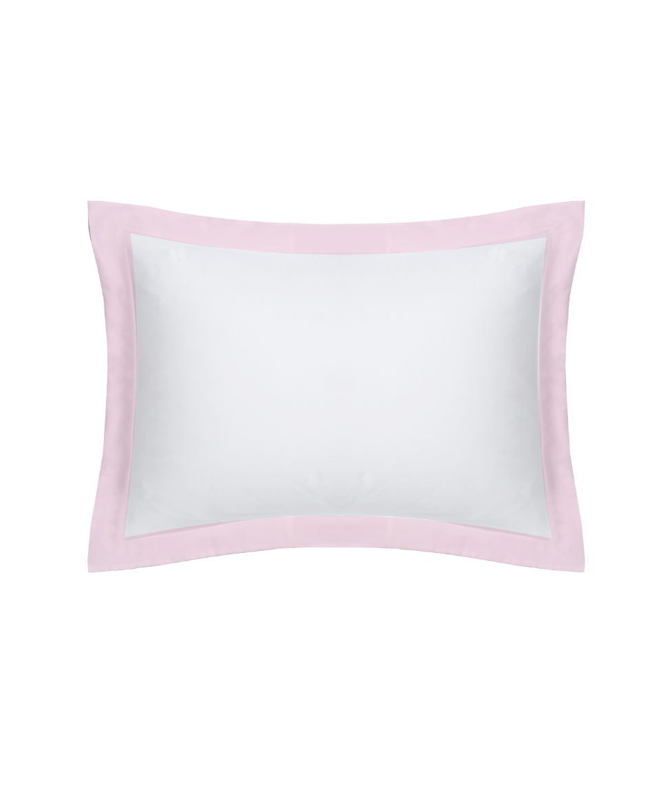 Satino pagalvės užvalkalas Oxford Frame Primrose Pink (rausva)