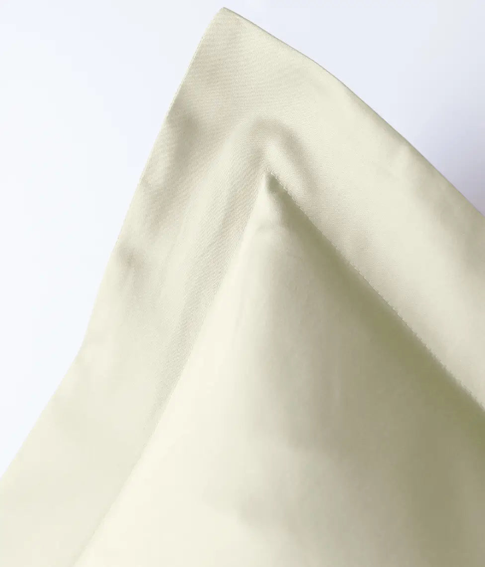Satino pagalvės užvalkalas Solid Antique White (sendinta balta), 2 nuotrauka