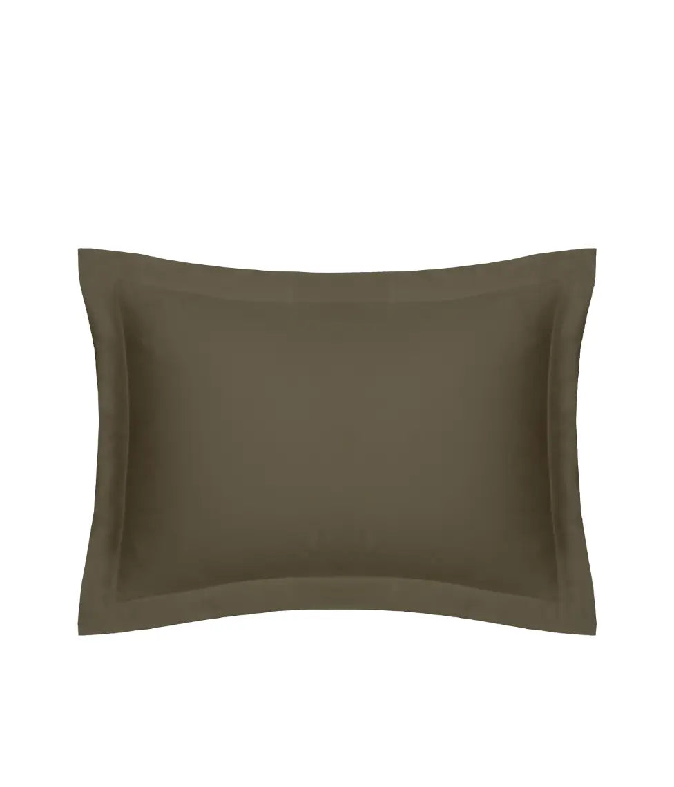 Satino pagalvės užvalkalas Solid Khaki (chaki)