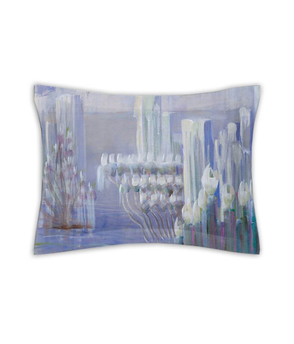 Satino pagalvės užvalkalas by Čiurlionis - 50x70cm (marga), 6 nuotrauka