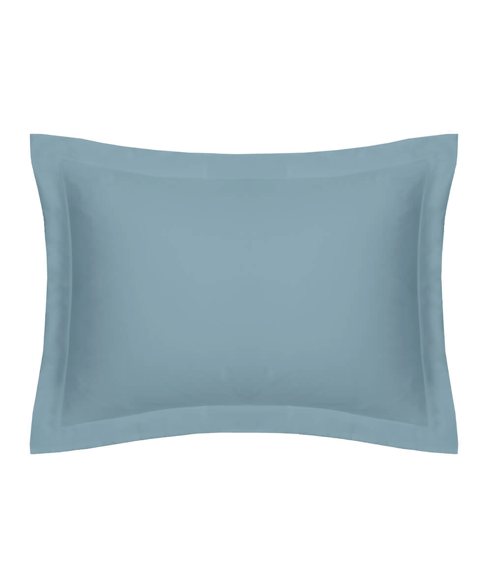 Satino patalynės komplektas Solid Blue Bell (mėlyna), 3 nuotrauka