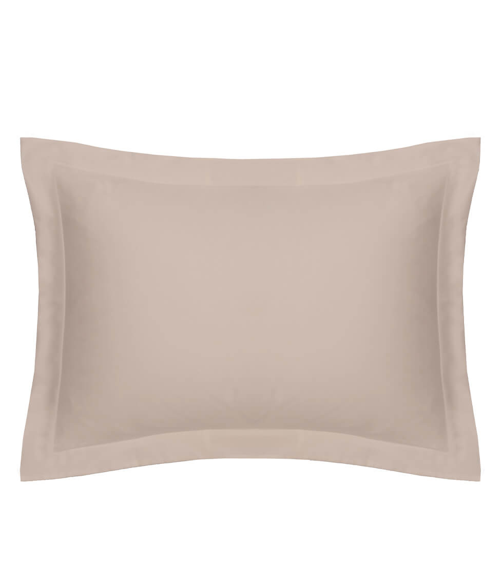 Satino patalynės komplektas Solid Nude Rose (rausva), 4 nuotrauka
