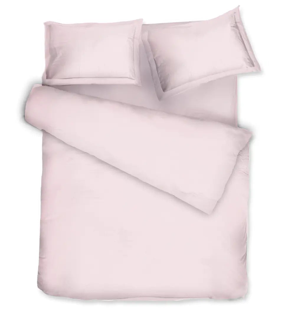 Satino patalynės komplektas Solid Primrose Pink (rausva), 2 nuotrauka