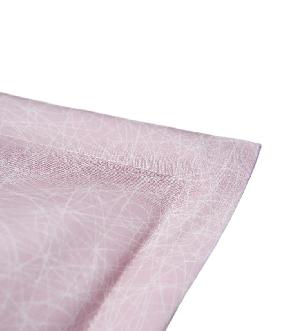 Vaikiškas satino patalynės komplektas Kaleidoscope Rose Quartz (rožinio kvarco), 9 nuotrauka