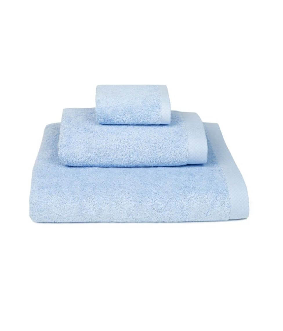 Vonios rankšluostis Luxus Light Blue (šviesiai mėlyna)