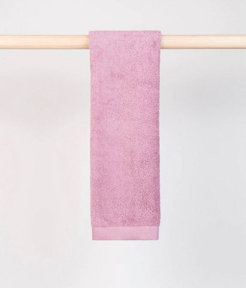 Vonios rankšluostis Luxus Old Pink (rausva), 3 nuotrauka