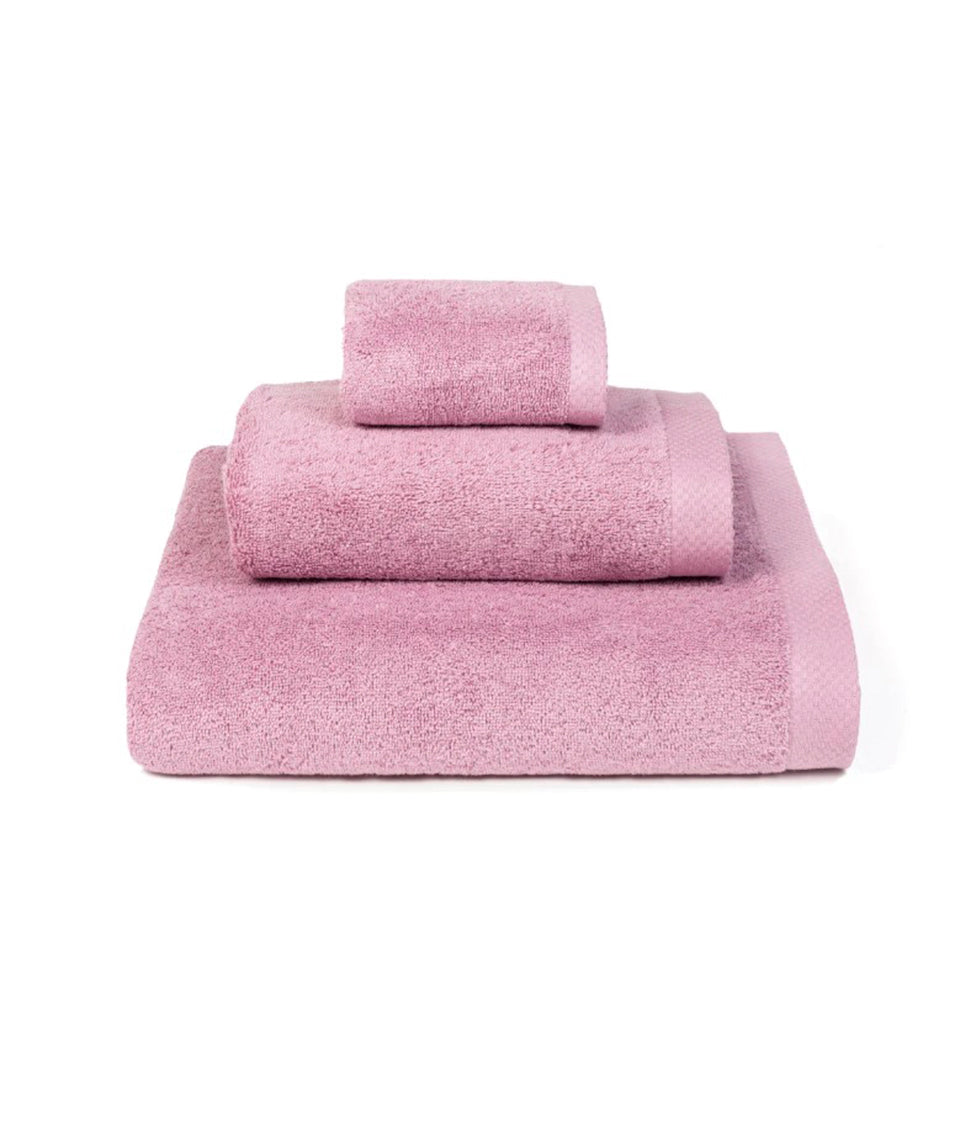 Vonios rankšluostis Luxus Old Pink (rausva)