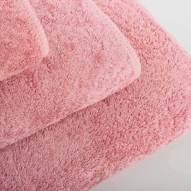 Vonios rankšluostis Plain Soft Blush (rausva), 5 nuotrauka