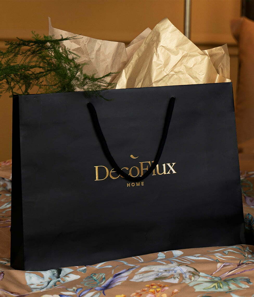 Dovanų maišelis juodas DECOFLUX