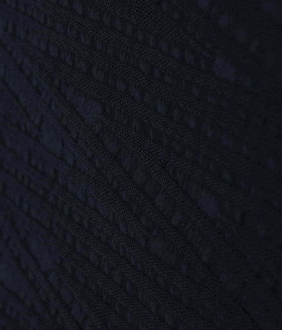 Medvilninė lovatiesė Twist Indigo (mėlyna), 4 nuotrauka